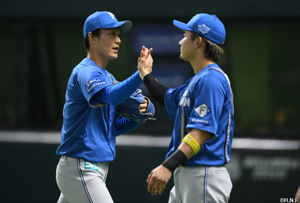 6回裏を抑えた玉井投手