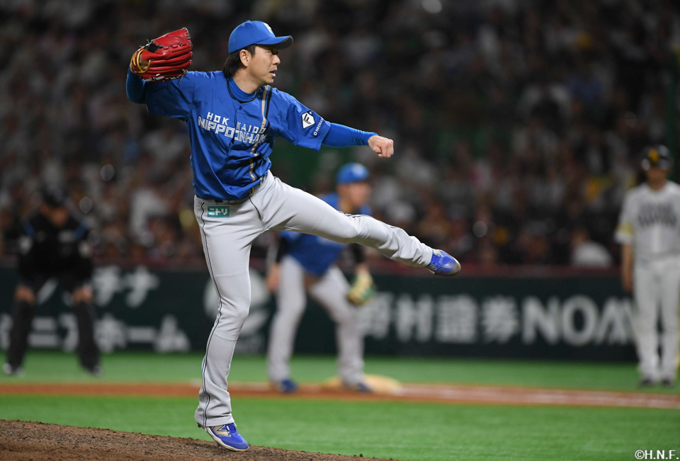 7回、四番手の宮西投手