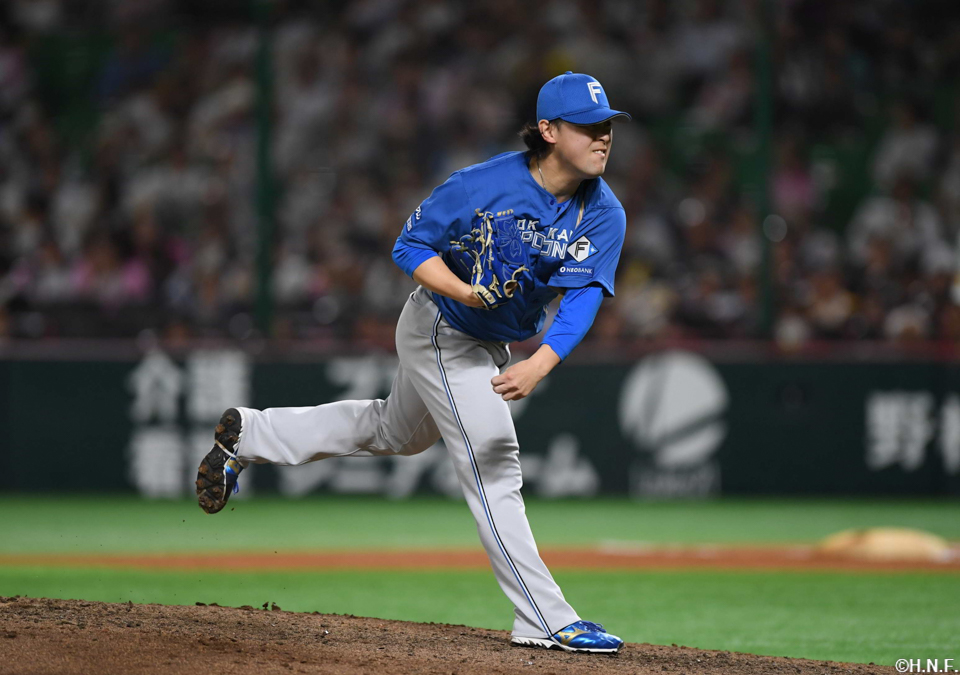 8回、五番手の河野投手