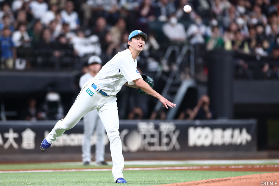 先発の達投手04