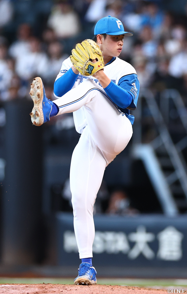 8回、二番手の孫投手