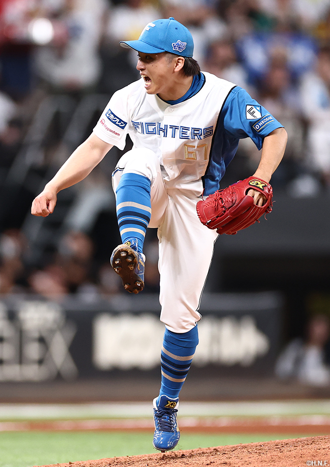 9回、七番手の山本拓投手