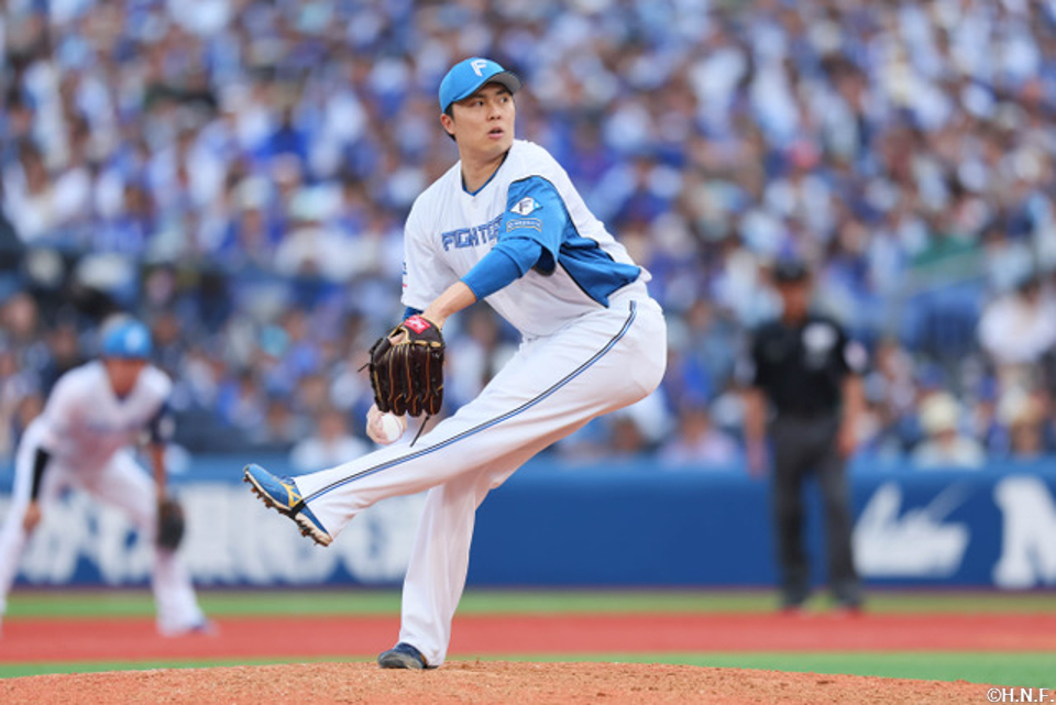 9回、三番手の田中正義投手