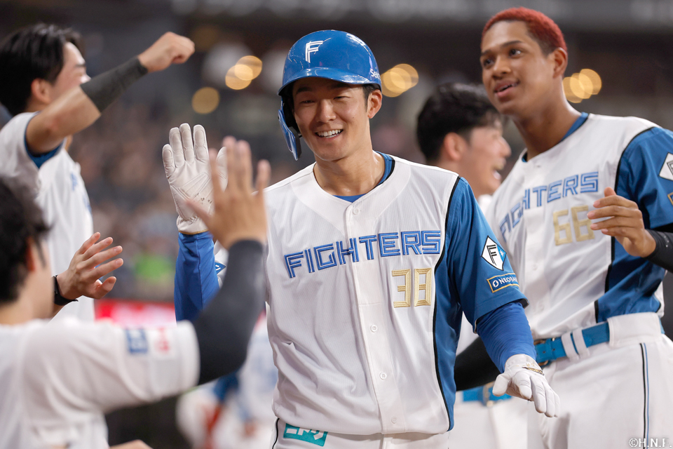 6回裏、生還した石井選手