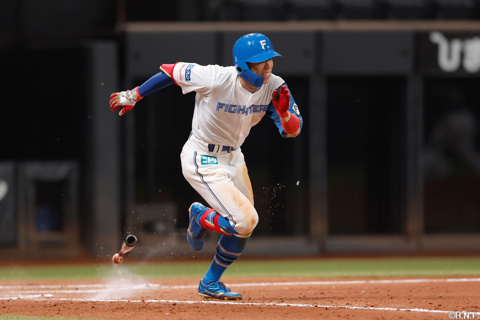 7回裏、五十幡選手