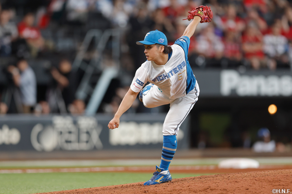 8回、四番手の山本拓投手