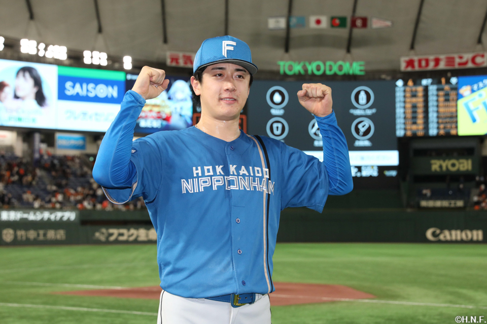 ヒーローの北山投手