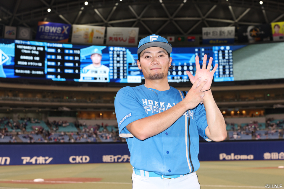 ヒーローの伊藤投手