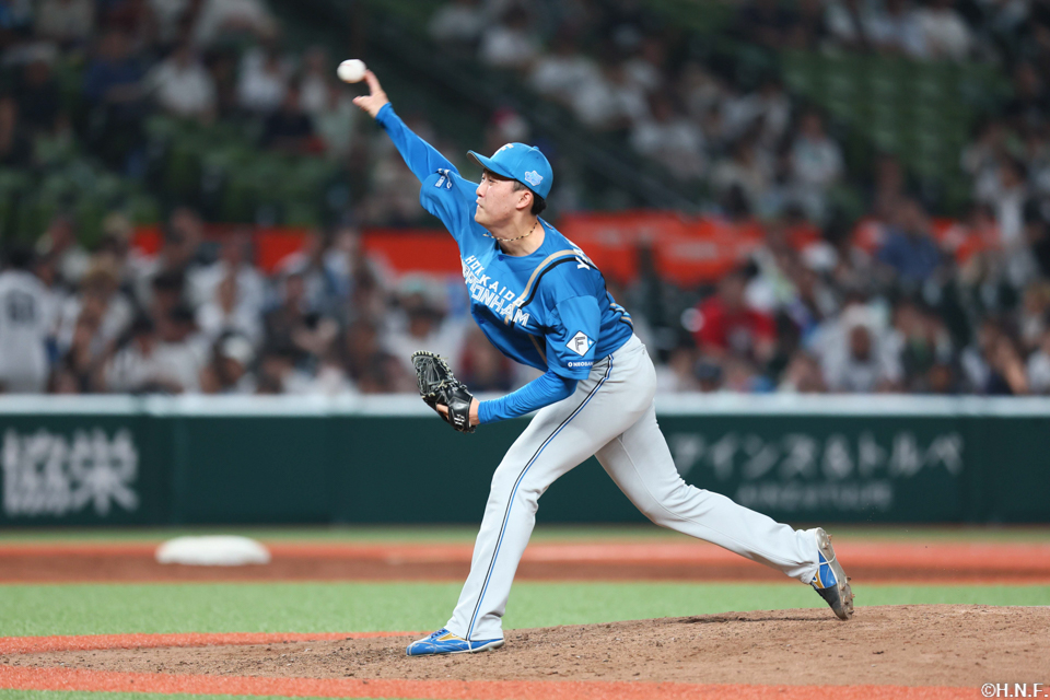 9回、二番手の柳川投手