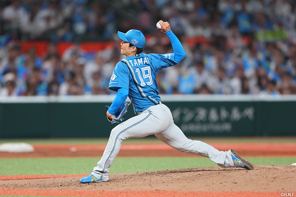 8回、五番手の玉井投手