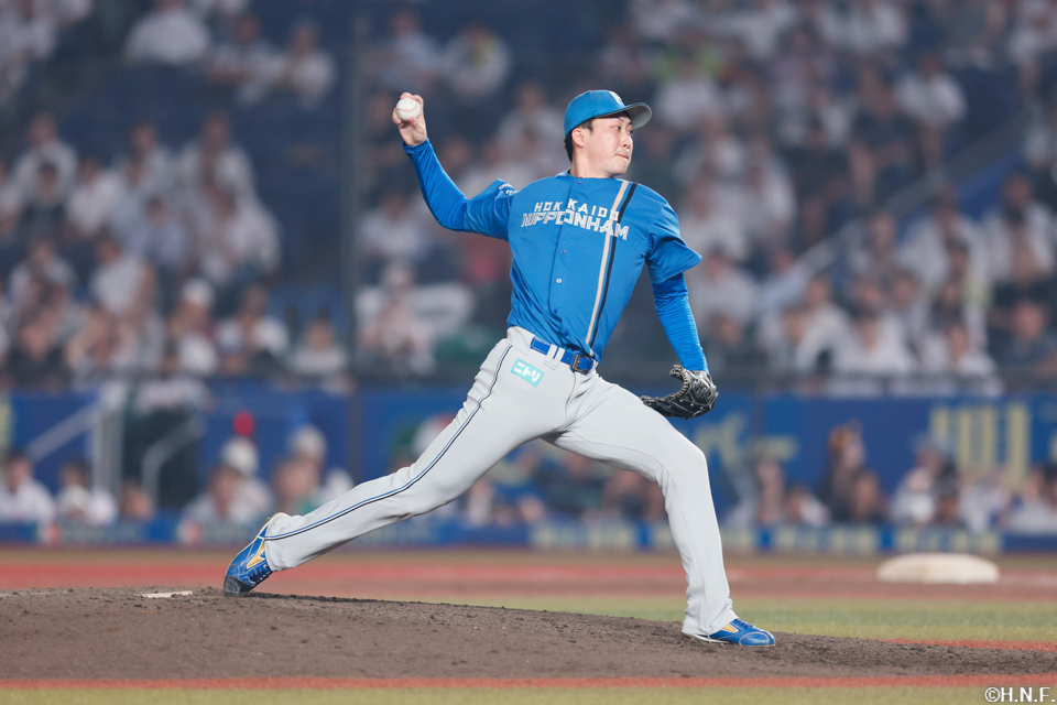 9回、五番手の柳川投手