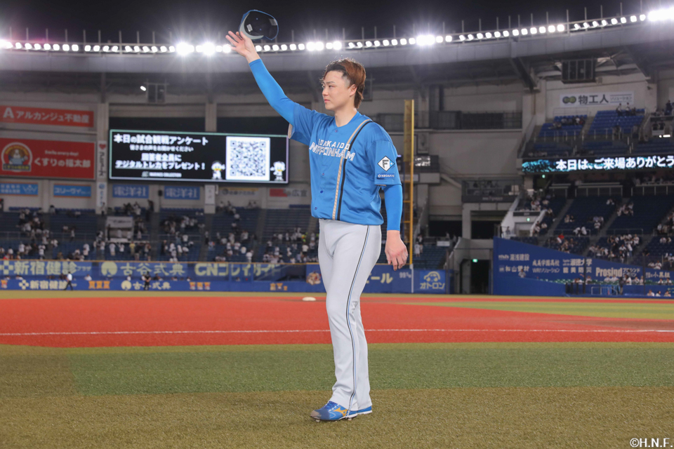 ヒーローの山﨑福投手