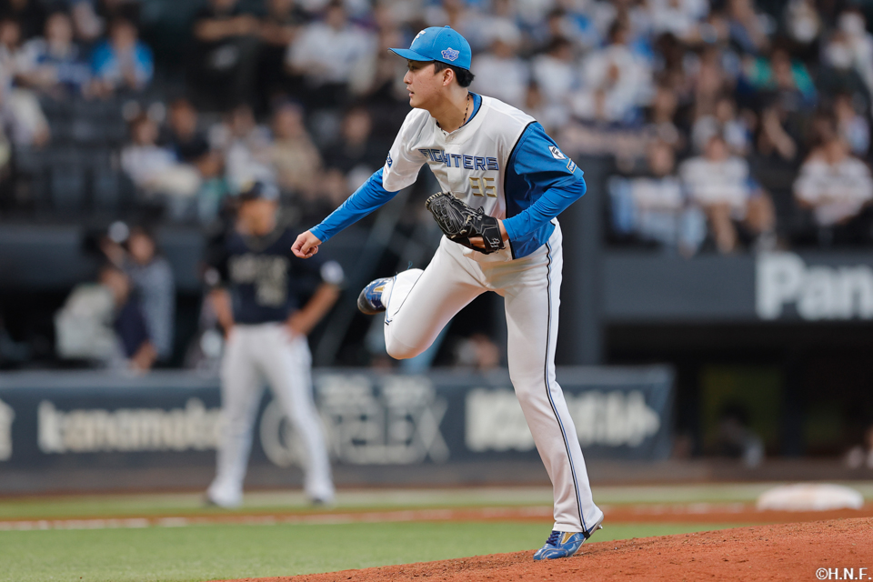 9回、五番手の柳川投手