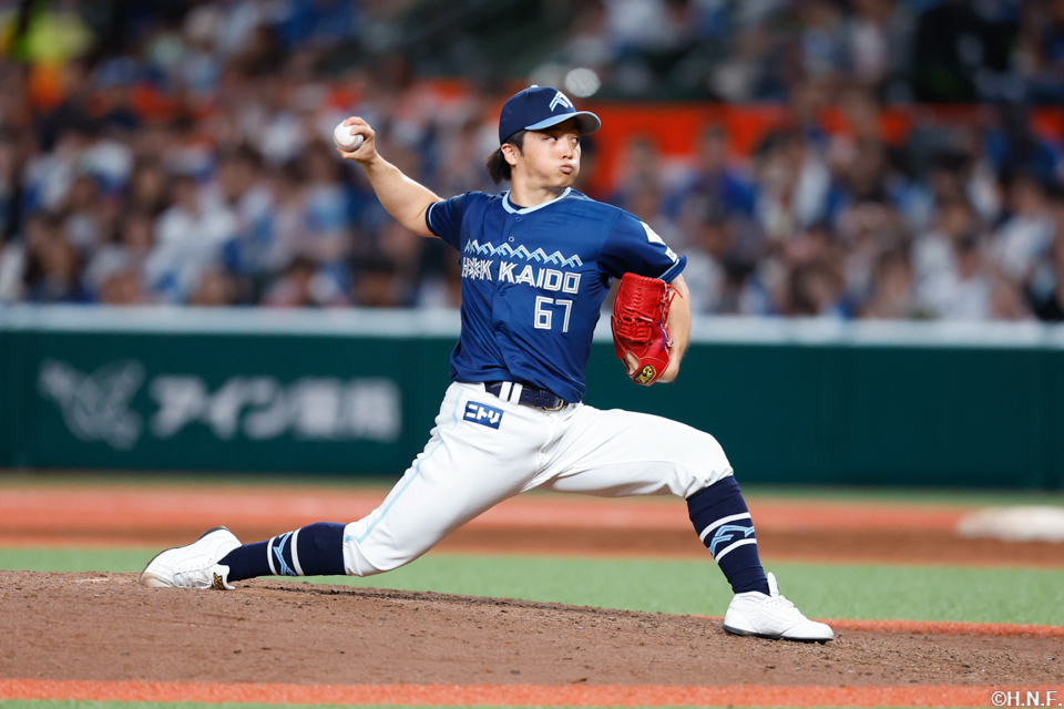 7回、二番手の山本拓投手