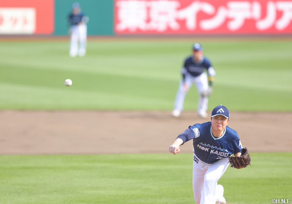 8回、二番手の田中正義投手