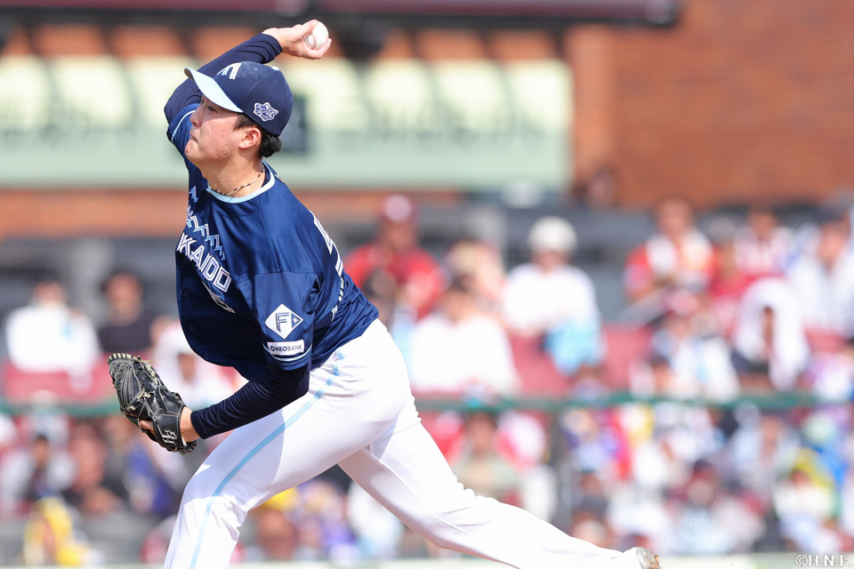 9回、三番手の柳川投手