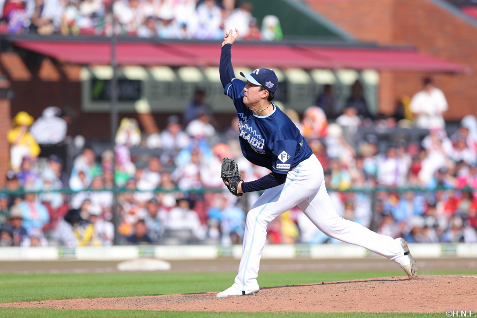 9回、四番手の柳川投手