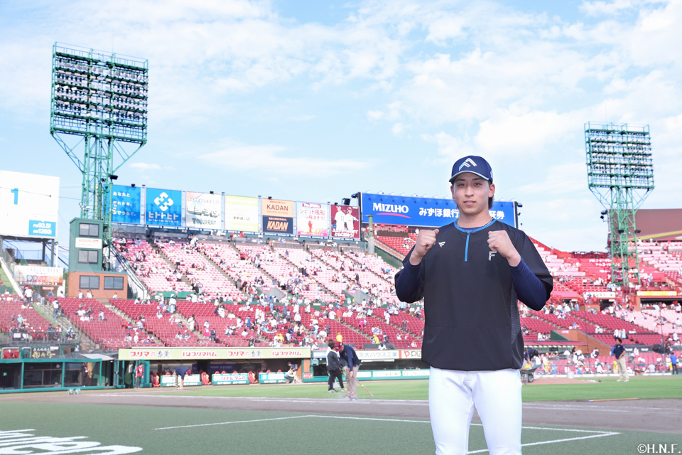 ヒーローの細野投手