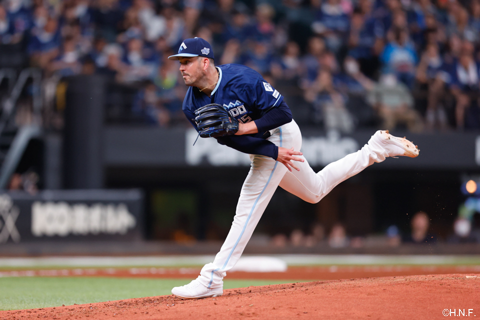 4回、二番手のバーヘイゲン投手02