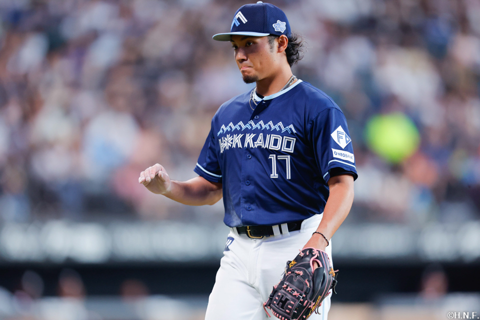 6回表を抑えた伊藤投手