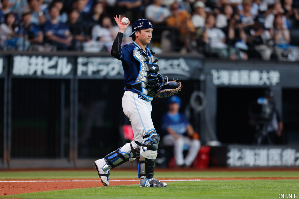 8回表、伏見選手