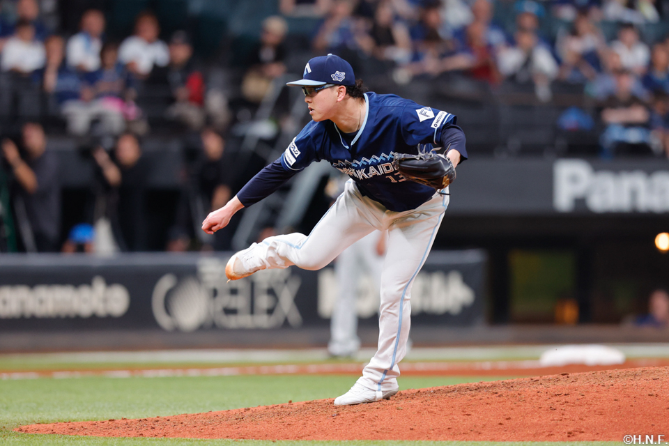 9回、四番手の生田目投手