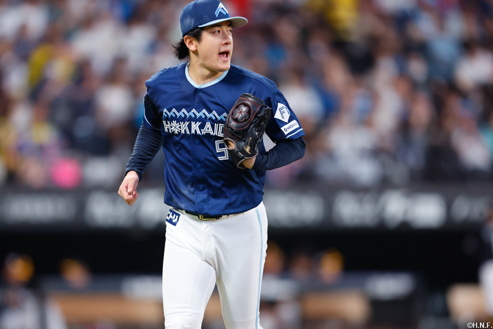 5回表を抑えた北山投手
