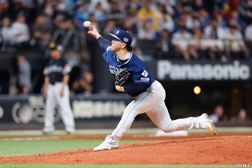 6回、二番手の生田目投手