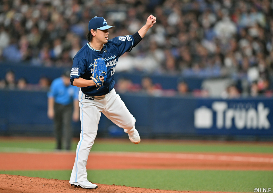 7回、二番手の河野投手