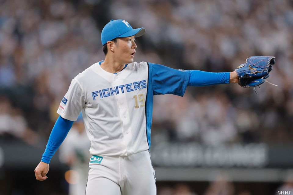 7回表、ピンチを抑えた玉井投手01