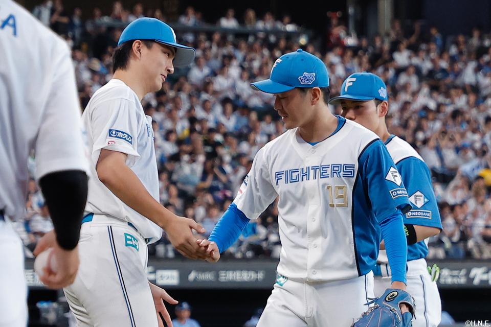 7回表、ピンチを抑えた玉井投手02