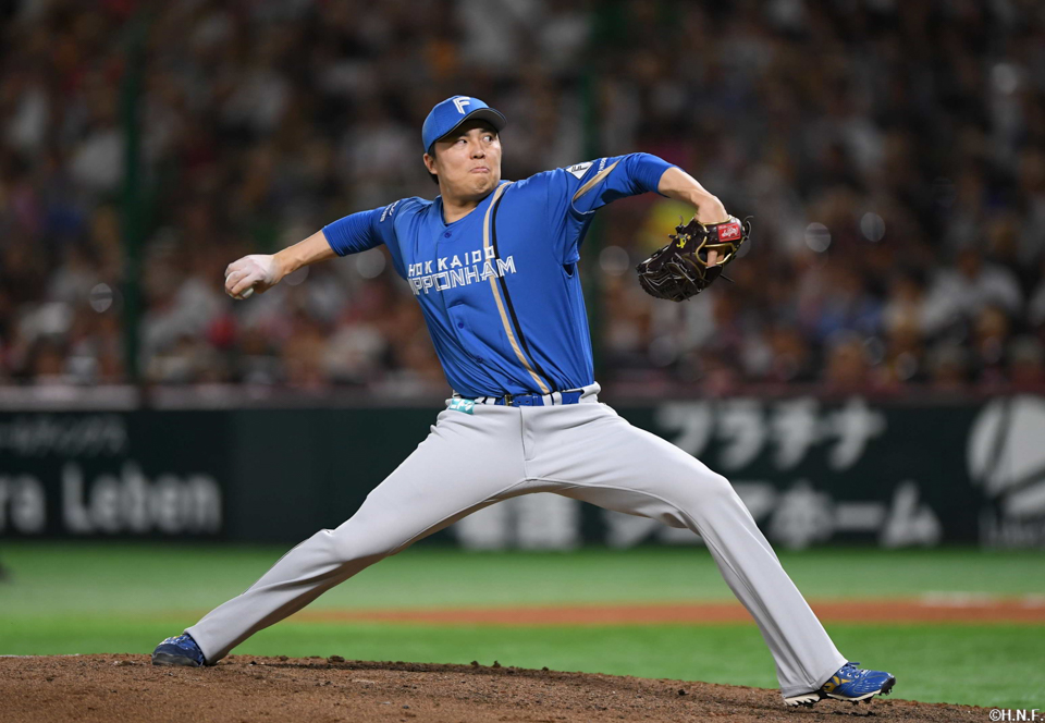 “7回、四番手の田中正義投手”