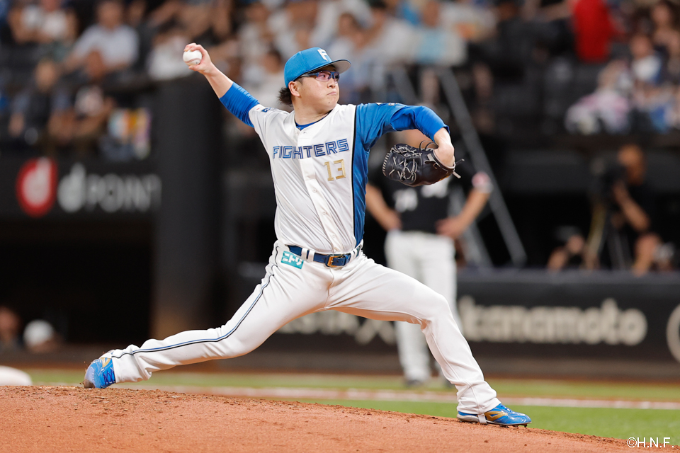 6回、二番手の生田目投手