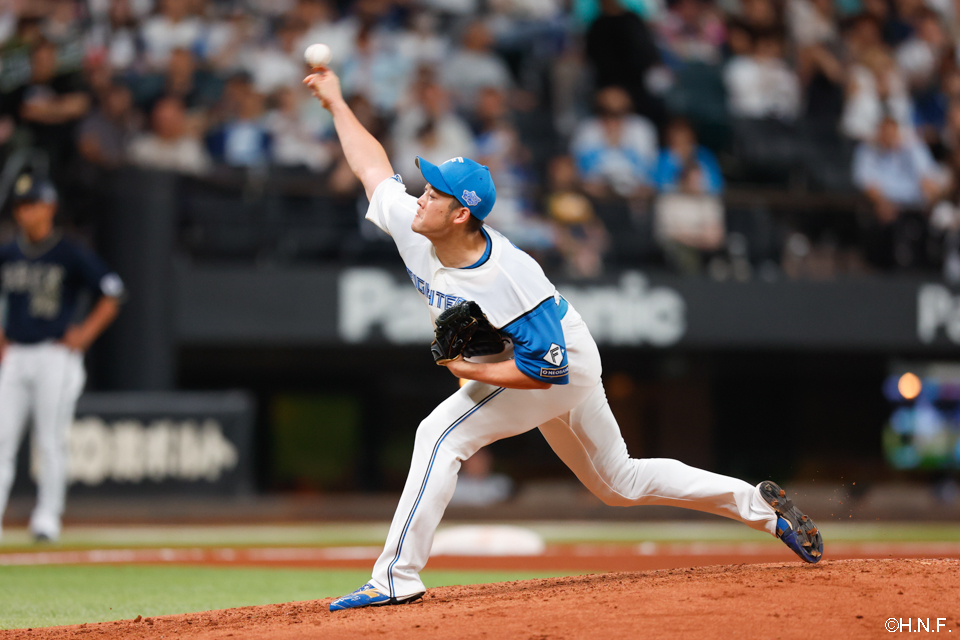 8回、二番手の齋藤投手