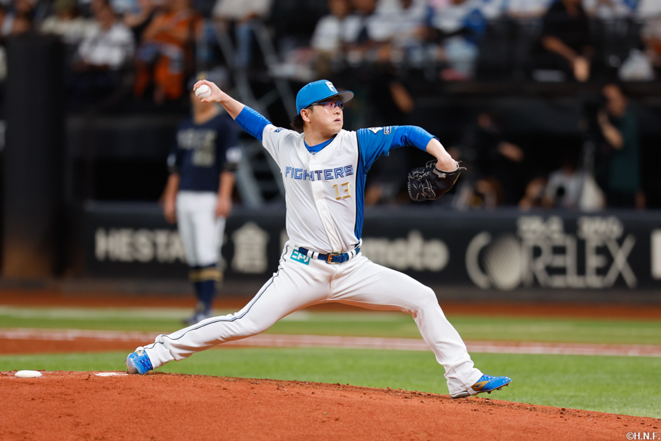 2回、二番手の生田目投手