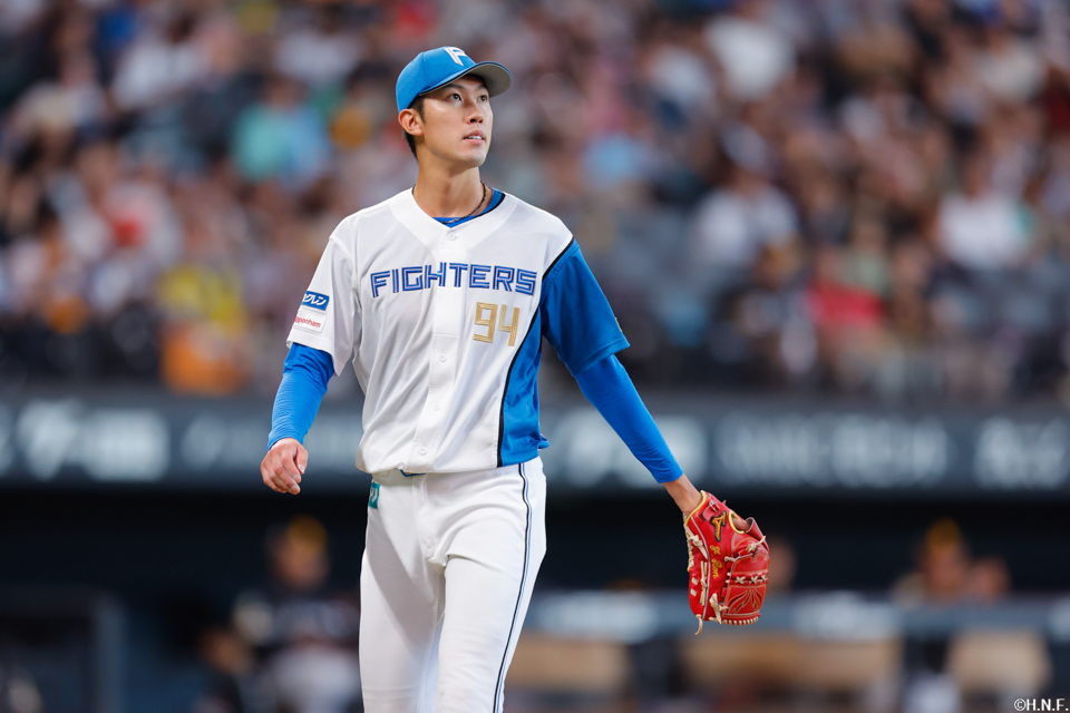 5回表を抑えた福島投手