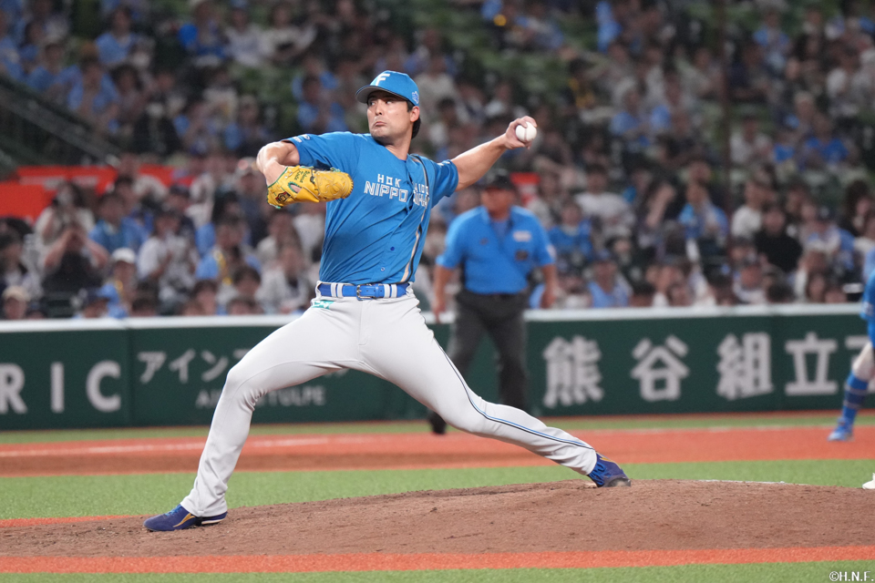 10回、六番手の上原投手