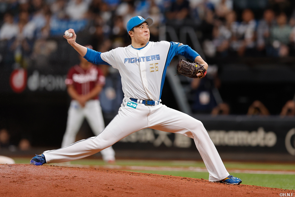 9回、三番手の田中正義投手