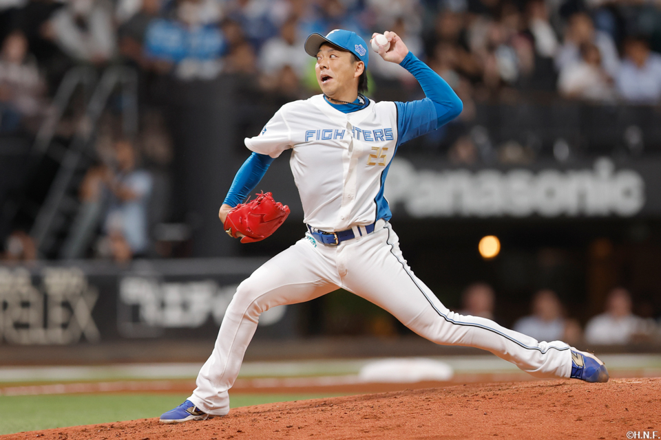 8回、二番手の宮西投手