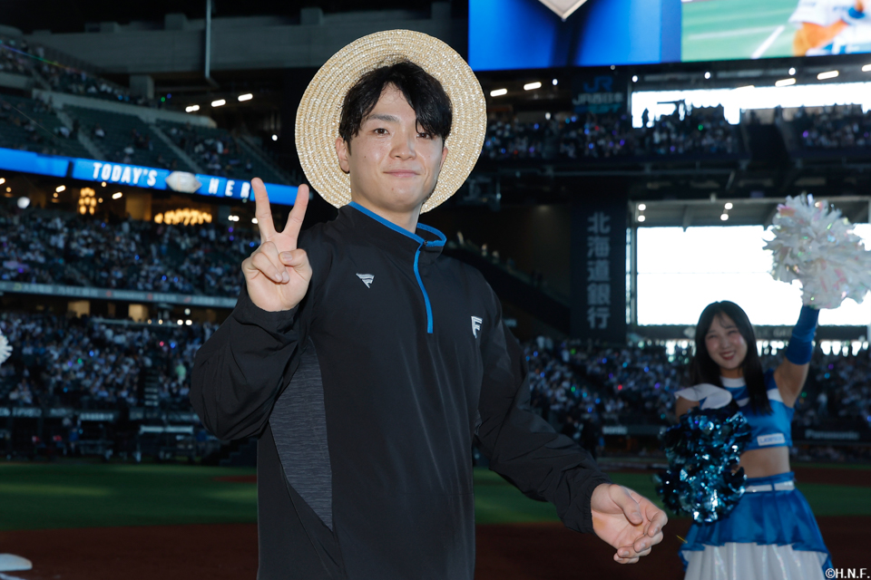 ヒーローの郡司選手