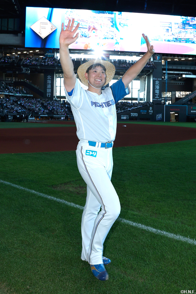 ヒーローの齋藤投手