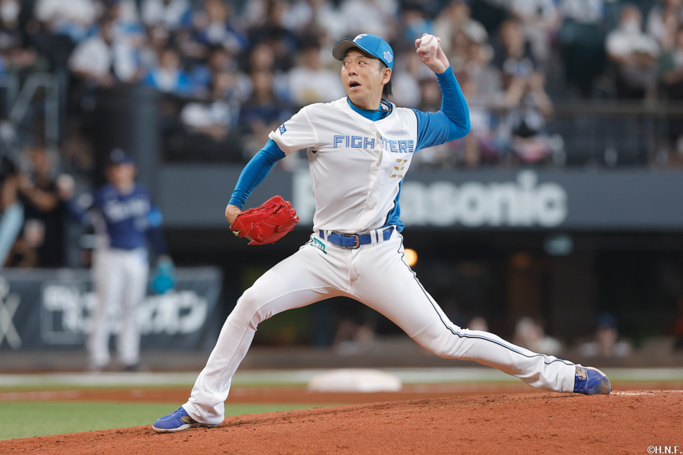 4回、二番手の宮西投手