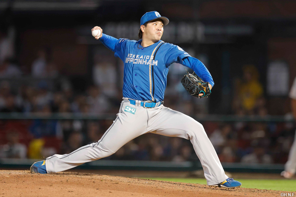 9回、三番手の金村投手