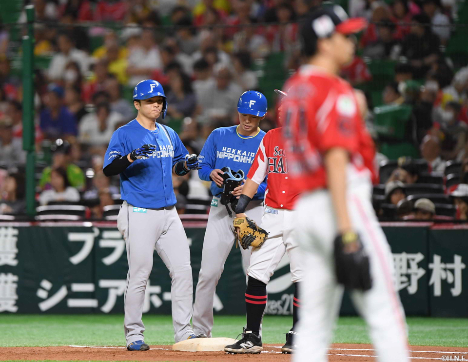 3回表、内野安打を放った郡司選手