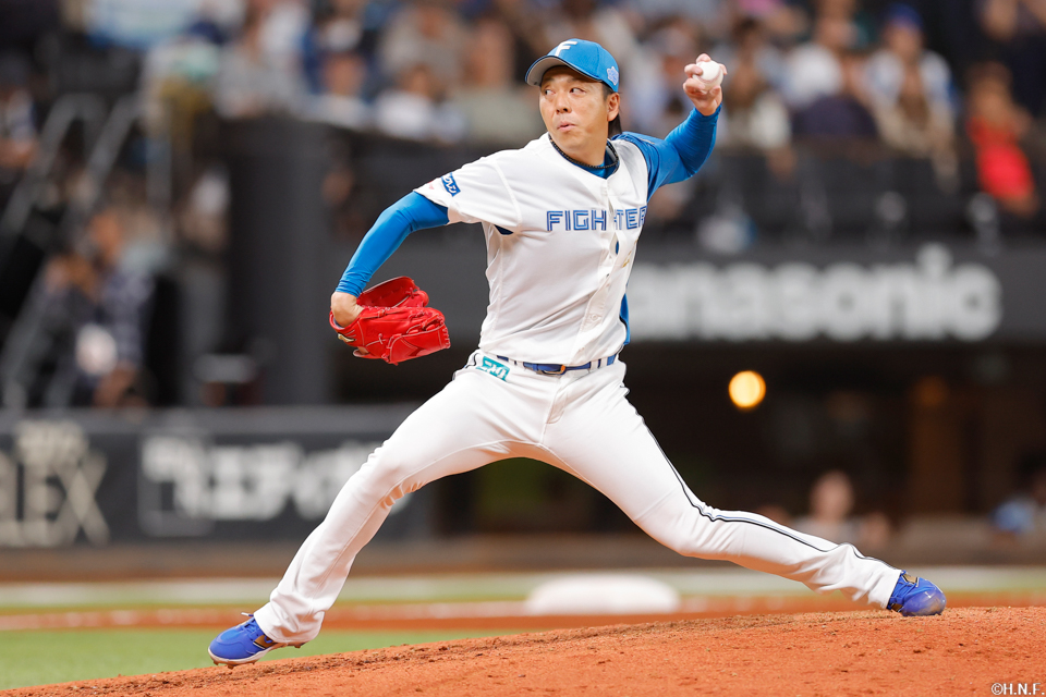 6回、二番手の宮西投手