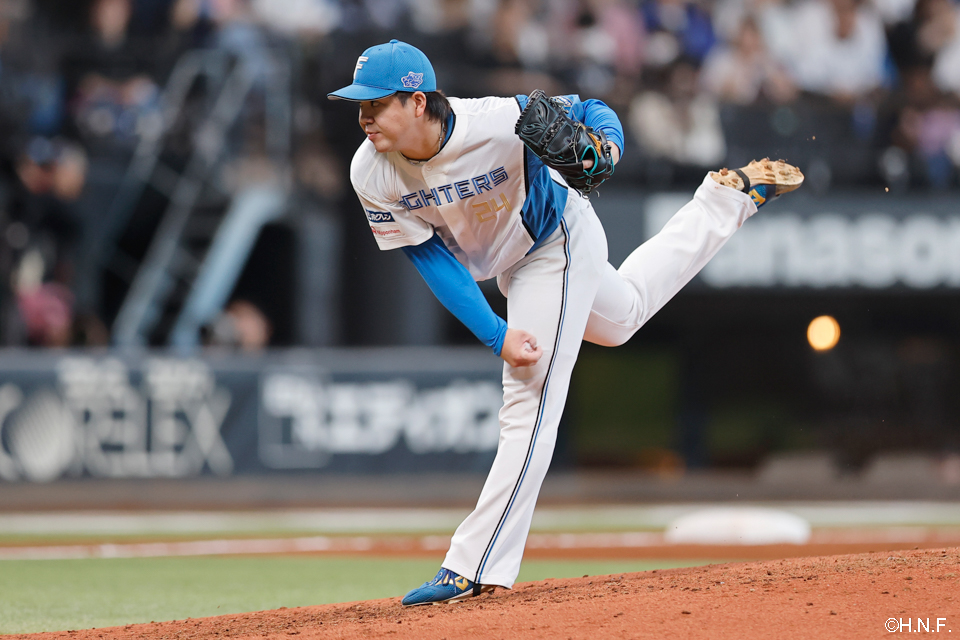 7回、三番手の金村投手