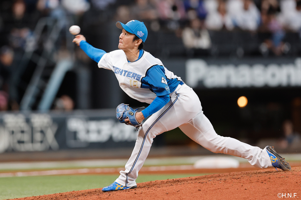 8回、四番手の玉井投手