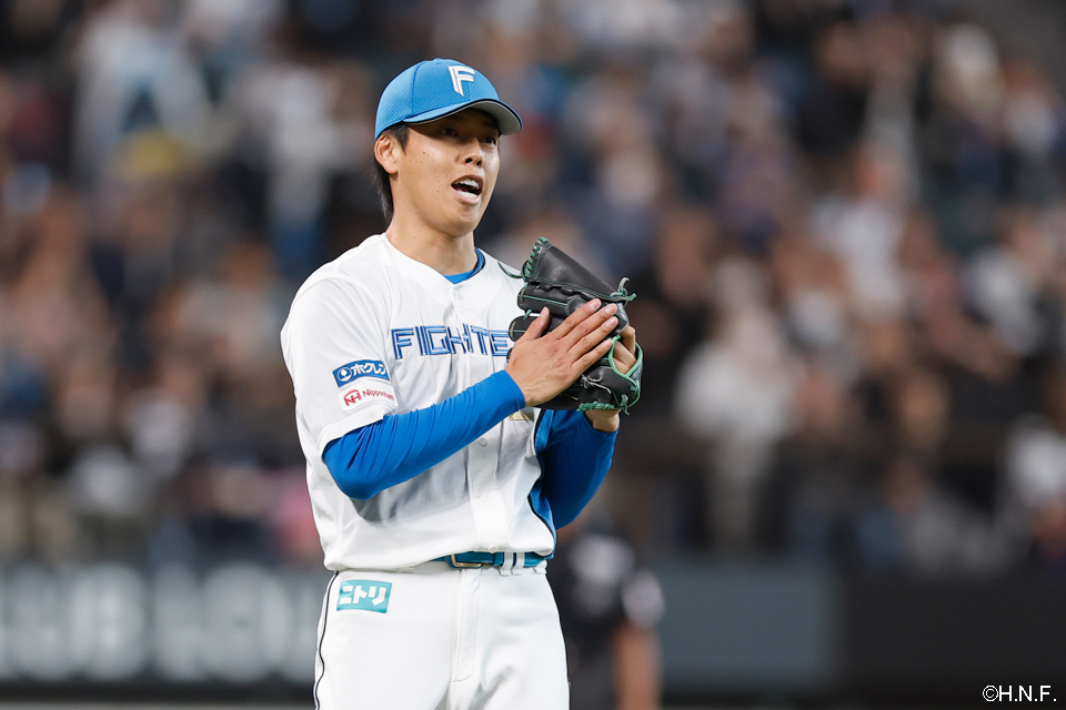 9回、五番手の杉浦投手