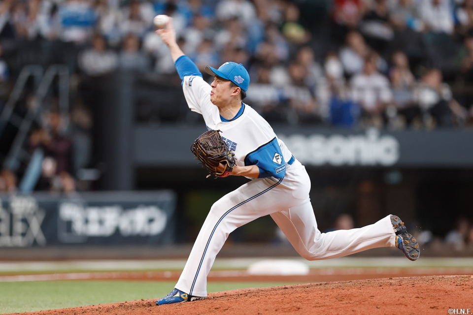 8回、二番手の田中正義投手01