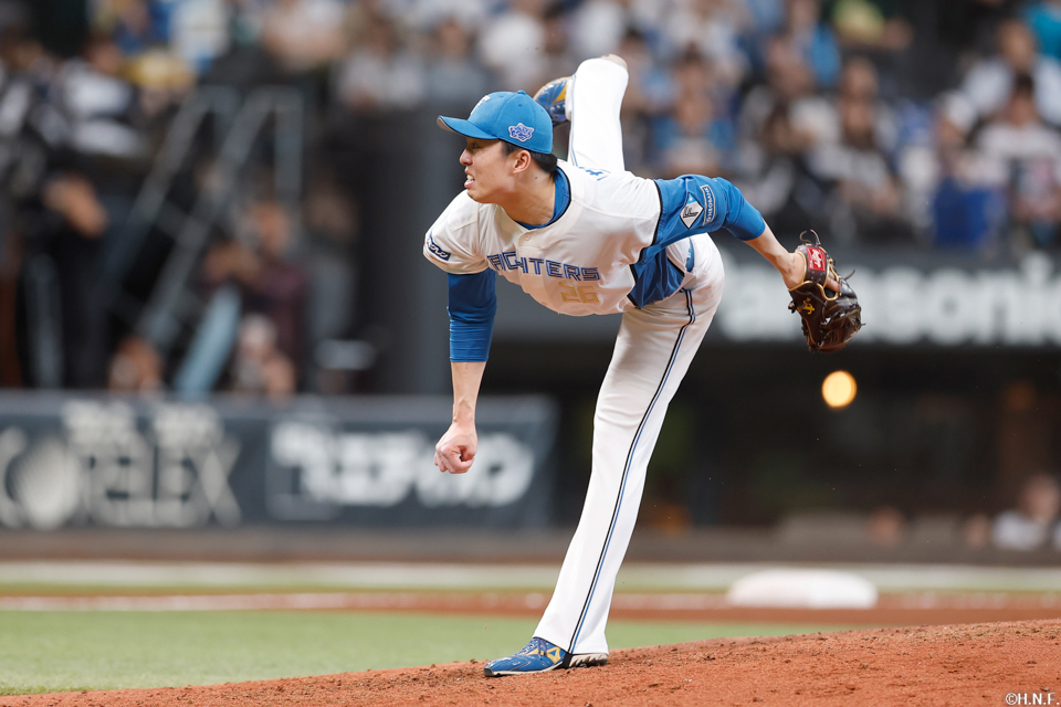 8回、二番手の田中正義投手02